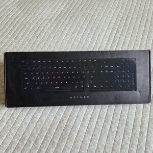 Dark Matter by Monoprice Aether Optical Mechanical Gaming Keyboard - New\Sealed
